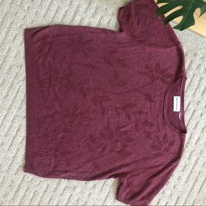 Vintage floral pink top